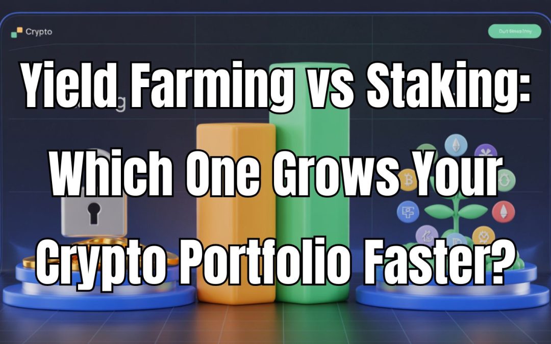 Yield Farming vs Staking: Which One Grows Your Crypto Portfolio Faster?