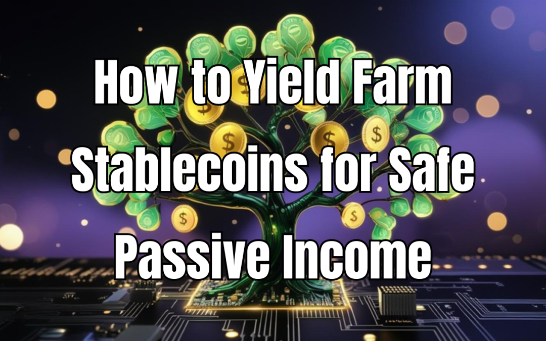 How to Yield Farm Stablecoins for Safe Passive Income