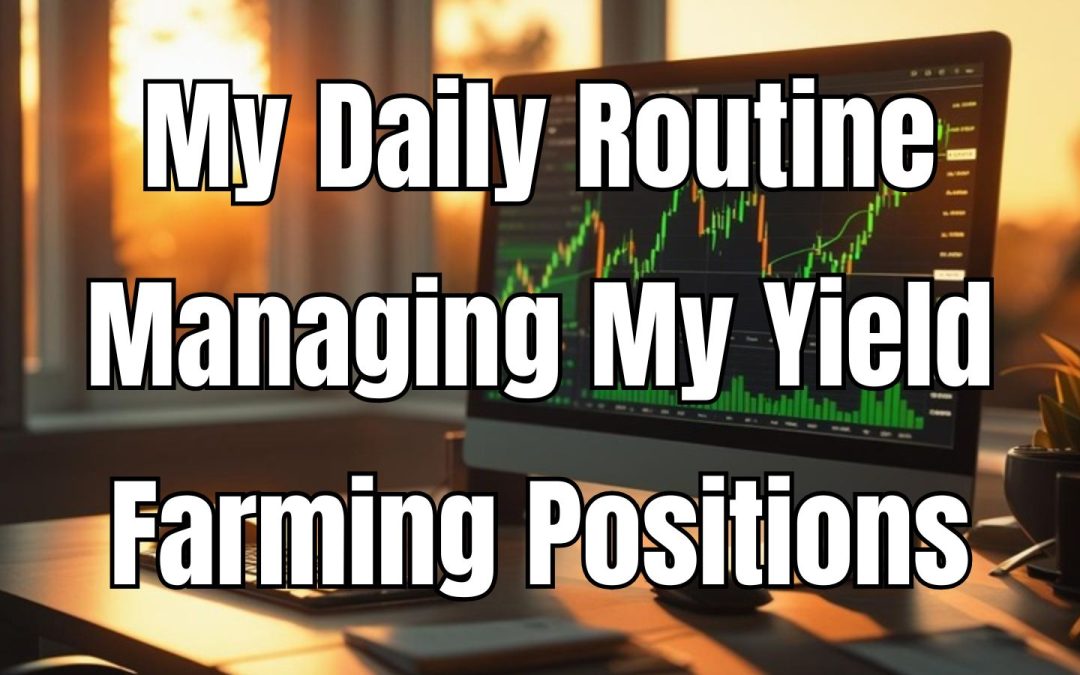 My Daily Routine Managing My Yield Farming Positions